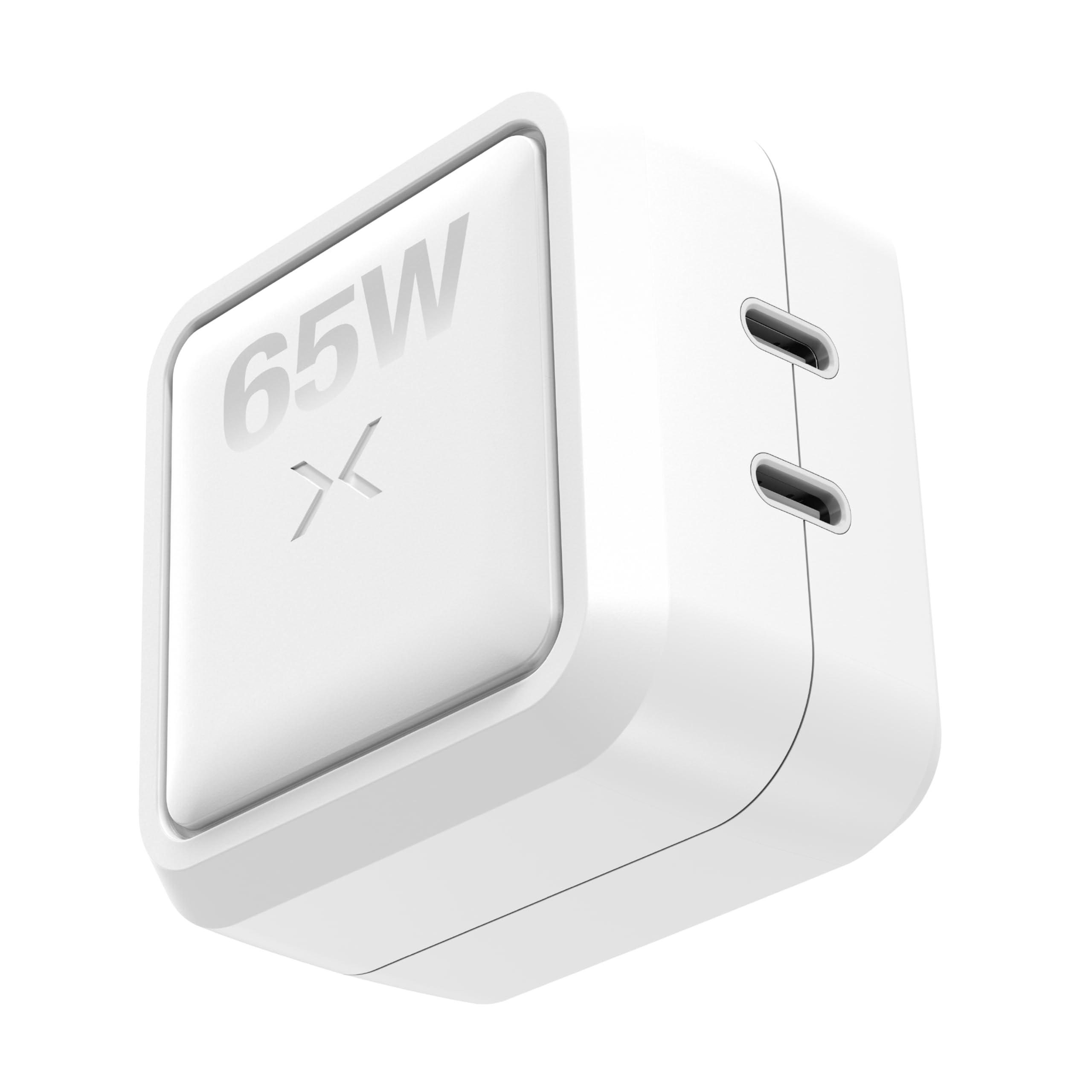 NOCO XGrid X65: 65W USB-C Charger – Dual Port GaN Power Adapter with PD 3.0, QC 4.0+, and PPS – Fast Charging with Smart Power Distribution – Foldable Wall Plug, UL Listed