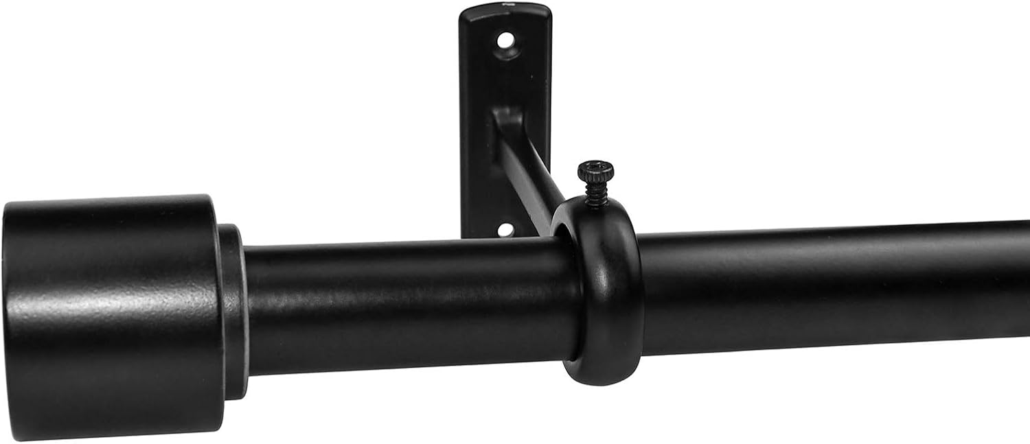 KXLIFE Ceiling Bracket for Curtain Rod, Heavy Duty Curtain Rod Ceiling-Mount Bracket, (Set of 2, Black): Home & Kitchen