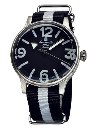 Trendige Uhr von Aeromatic 1912 mit Riesenzeigern A1365SW