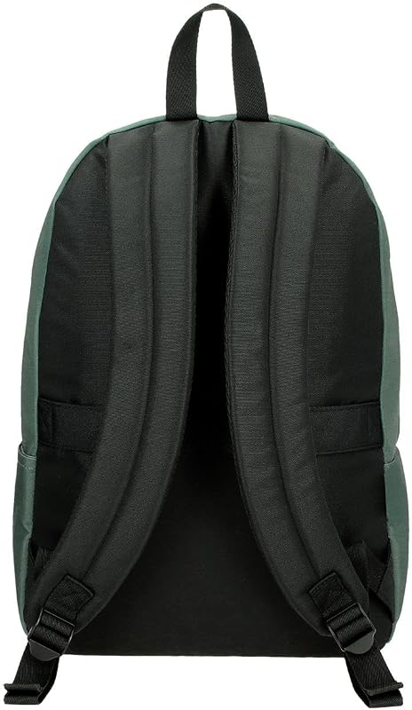 Brooklyn Colors Zaino per laptop, realizzato in poliestere, spalline larghe, ergonomiche e imbottite che si adattano perfettamente alla schiena, Molteplici modi di utilizzo, kaki, Taglia unica,