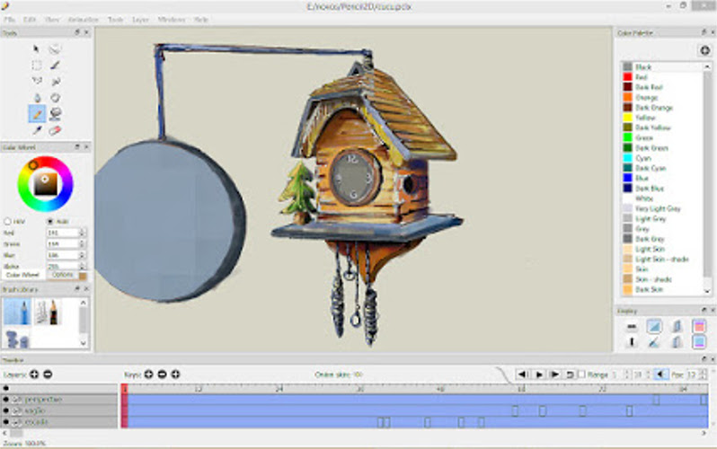 Pencil2D - 2D Animation and Drawing Software - Download Version [Download] - Thumbnail 3