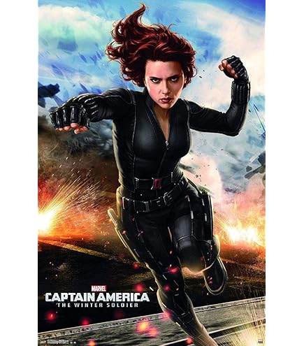 Amazon.com: Marvel Black Widow - Black Widow One Sheet Wall Poster