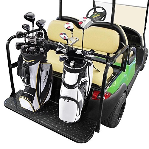 Snow Shop Everything Universal Golf Bag Holder Bracket Attachment Cart Rear Seat EZGO Club Car - Thumbnail 5