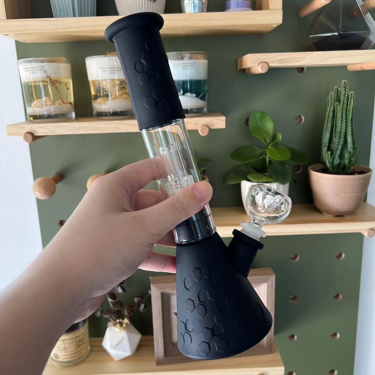 Holiday Décor Storage - Monkeyking Ornament Storage Box for Christmas Tree Decoration, 11.2inch Favorites Silicone and Glass Bing Bong Collectors Set Gift for Family [All in One]