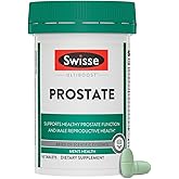 Swisse Saw Palmetto Prostate Supplement for Men | Reproductive Health & Prostate Support with Zinc, Selenium & Stinging Nettle | 50 Tablets