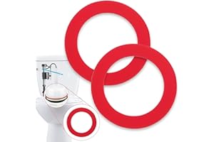 RNTKAB Flush Valve Seal for Mansfield 210/211 Flush Valve - 2-Pack Toilet Gasket Replacement Parts - Upgraded Leak-Proof Silicone 630-0030 Seal