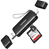 UGREEN SD 4.0 312 MB/s Card Reader Aluminium USB 3.0 USB C Dual Connector Card Reader Memory Card Reader SD Card Adapter Comp