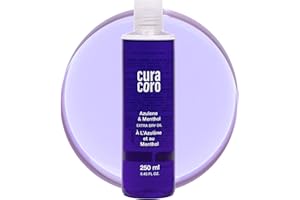 Curacoro Azulene & Menthol Extra Dry Oil for Pre-Post Wax Care | Hydrate, Soothe, Refresh Skin Before-After Waxing, Fast-Absorbing Formula