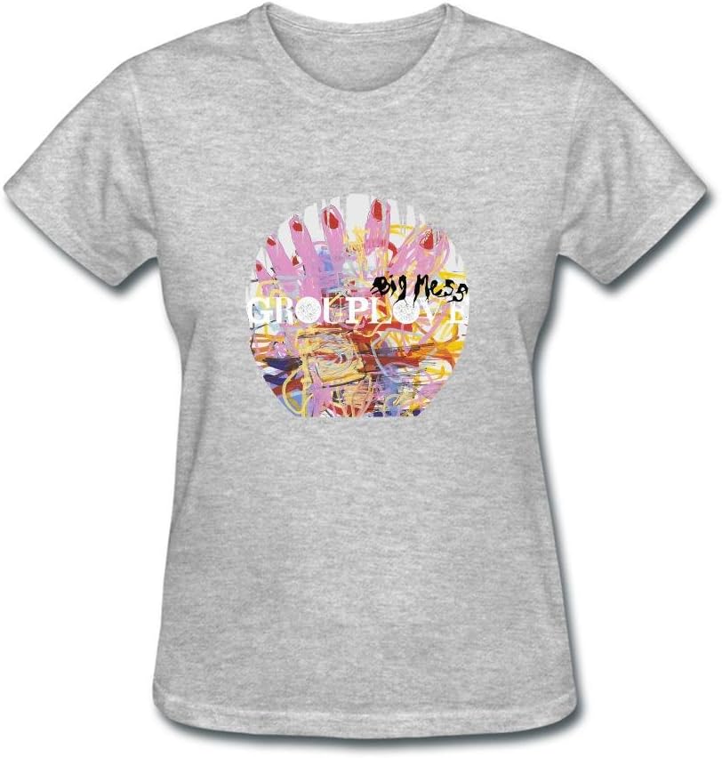 SJFKLSG Womens Grouplove Big Mess T Shirts 100% Cotton