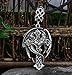 GuoShuang Learther Chain Antique Men Nrose Celtic Dragon In Cross Necklace Guardian Crossreligious Jewelry