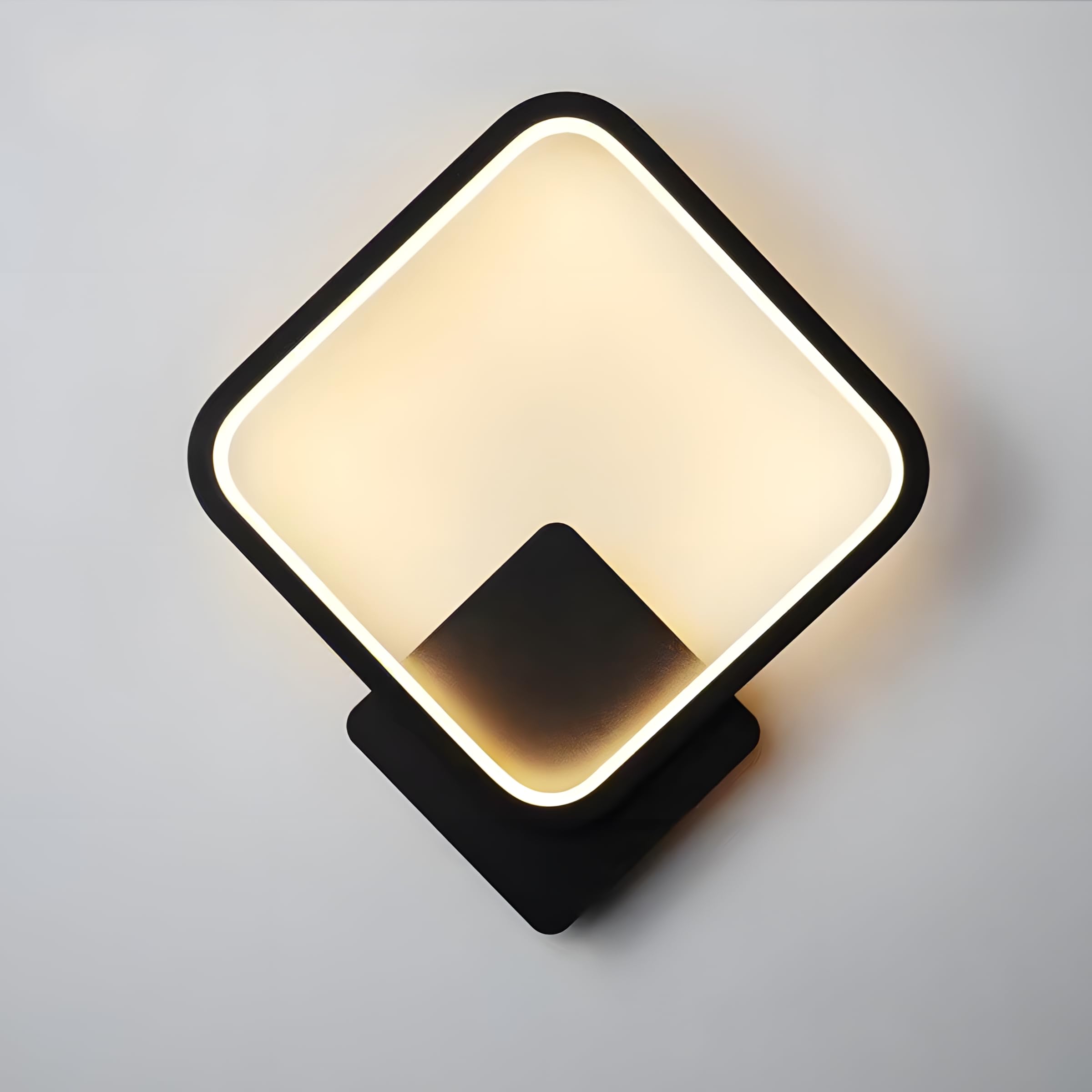 ZTWLEED LED Wall Light Indoor,14W 1600LM Modern Square Wall Lamp 3000K/4000K/6000K,for Bedroom Living Room Hallway Staircase,110-240V