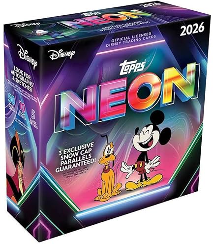 Amazon.com: 2026 Topps Disney Neon - Factory Sealed - Mega Box