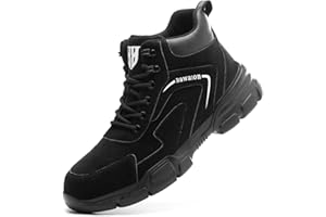 Nasogetch Waterproof Work Boots for Men Women Steel Toe Boots Lightweight Indestructible Slip Resistant Construction Safety Boots