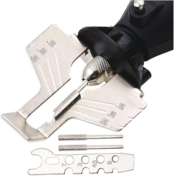 Chiloskit Saw Sharpening Kit Rotary Power Drill Hand