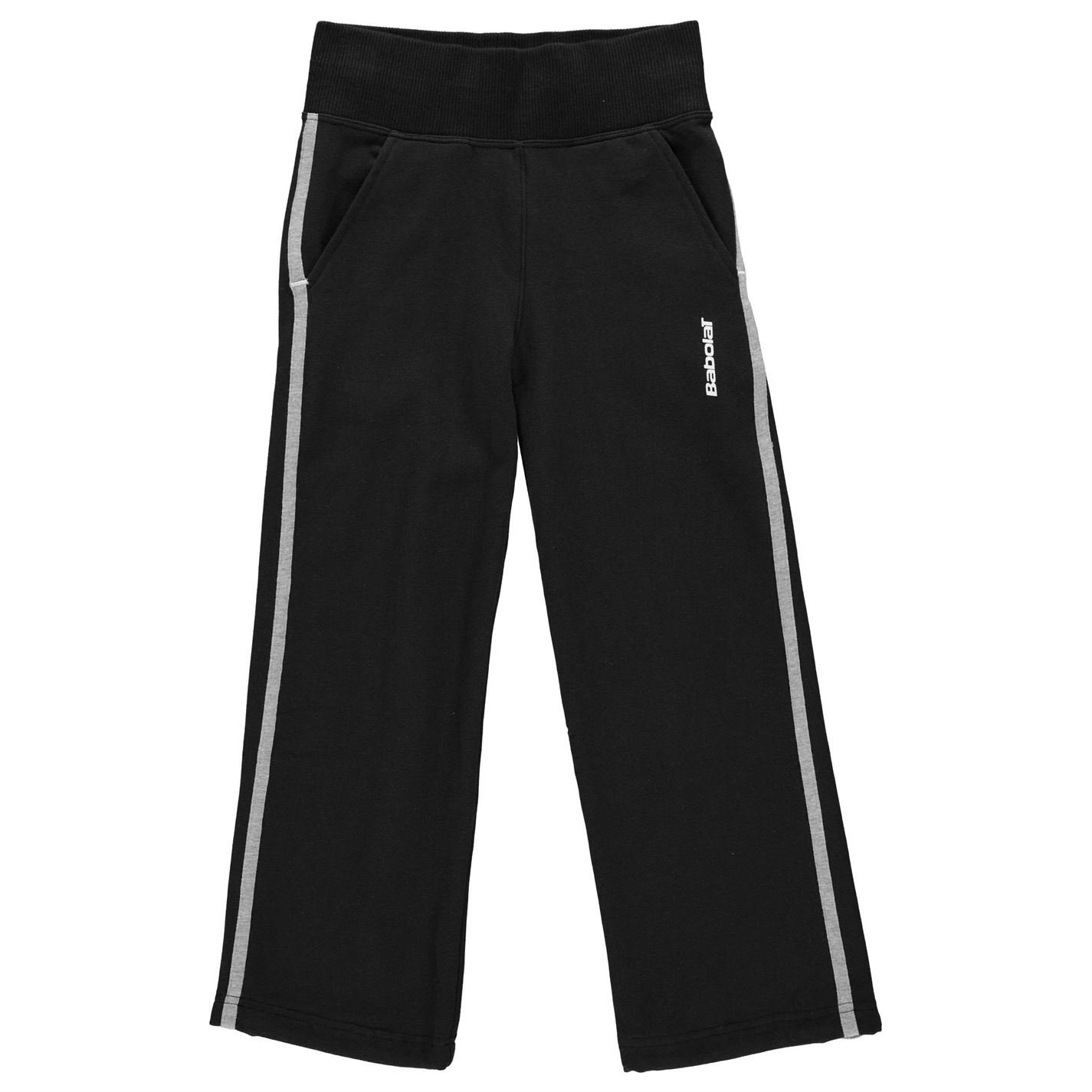 Babolat Pro Player Girls Racquet Sports Joggers Junior Tennis Badminton Squash Training Joggers Jog Pants Tracksuit Bottoms Clothing (9-10 Years, Black)