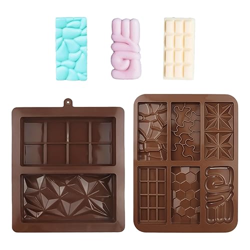2 Pieces Chocolate Molds, Silicone Molds, DIY Chocolate Dessert Props, Cake Decoration Molds, Baking Molds