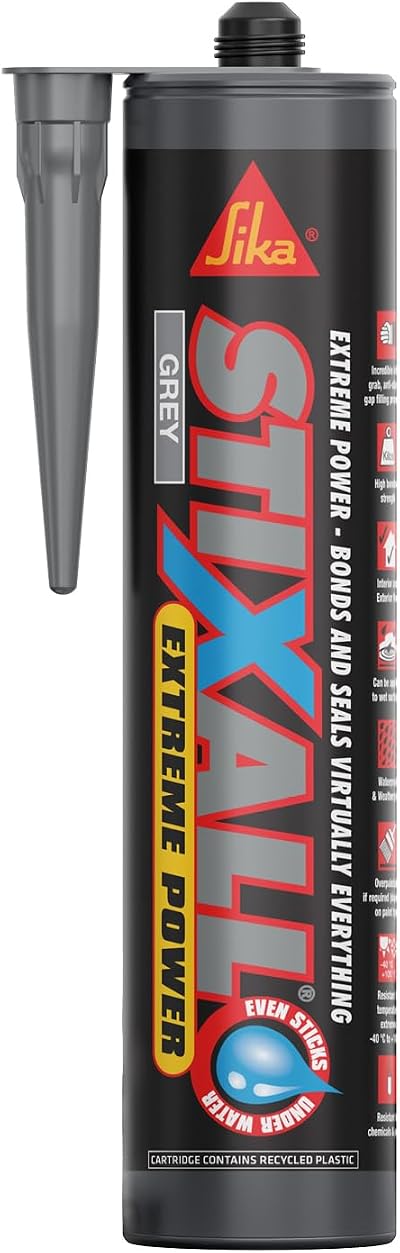 Sika Stixall Extreme Power Sealant and Adhesive Grey 290ml
