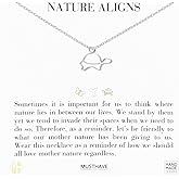 Turtle Outline Necklace - MUSTHAVE 18K Gold Plated Simple Nature Pendant Jewelry, Minimalist Animal Charm, Ocean Sea Life Symbol, Everyday Necklace for Women, 16+2 inch Extender, Message Card (White Gold)