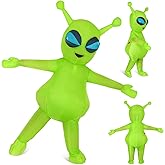 Retisee Halloween Alien Costume Inflatable Alien Halloween Costume Adult 5-6 ft Inflatable Adult Men