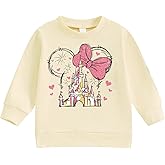 Ladicme Magical Sweatshirts for Girls Cute Graphic Pullover kids Holiday Vacation Long Sleeve Crewneck Shirt