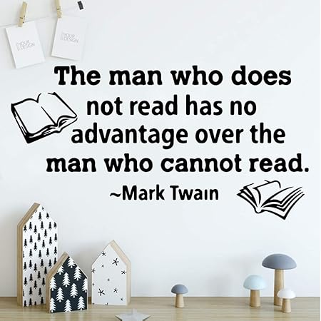 Drole Marque Citations De Livres Autocollant Mural Decor A La