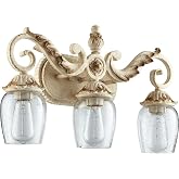 Quorum 5037-3-70 European Influence Three Light Vanity from Florence Collection in White Finish,