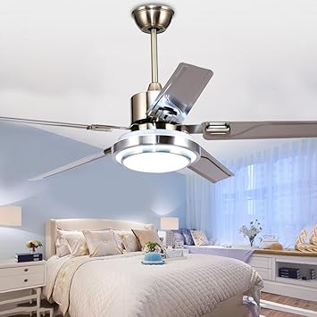 Tropicalfan Modern Metal Ceiling Fan With One Acrylic Cover Led 3