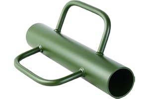 ICokin Green Fence Post Driver，16.5 Inch T Post Driver,12LB Hand Post Pounder with Handle, Heavy Duty Post Hole Digger