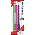 Pentel® Clic Erasers®, Assorted Colors, Pack Of 3