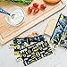 Bumkins Reusable Snack Bags, for Kids School Lunch and for Adults Portion, Washable Fabric, Waterproof Cloth Zip Bag, Supplies Travel Pouch, Food-Safe, 2-pk Batman DC Comics