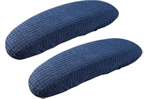 Kakalote Stretchable Office Chair Armrest Covers, 1Pairs Removable Arm Rest Slipcovers Elastic Arm Covers Protectors for Offi