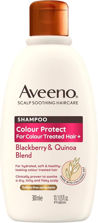 Aveeno Scalp Soothing Colour Protect Shampoo Blackberry Quinoa 300ml