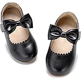 Otter MOMO Toddler Little Girls Princess Shoes Mary Jane Ballerina Flats Flower Girl Dress Shoes