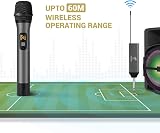 TONOR TW630 Wireless UHF Dual Microphone System with Rechargeable Receiver view 3