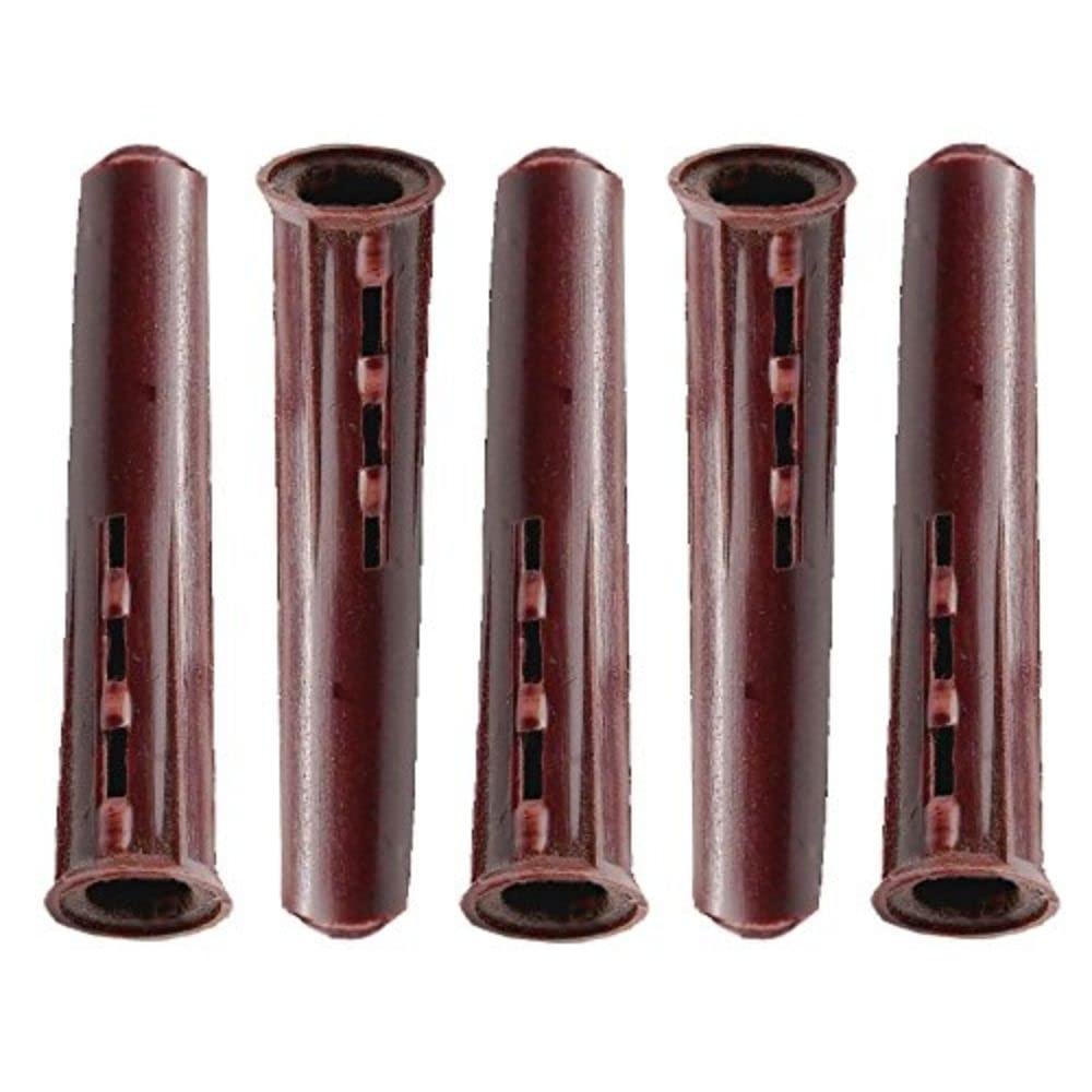 Merriway BH04238 (100 Pcs) Supagrip Wall Plug Standard Brown for Screws 10-14 Drill Size, 8 mm - Pack of 100 Pieces
