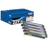 Brother Genuine TN2294PK Standard Yield 4-Pack Printer Toner Cartridges - Black, Cyan, Magenta, Yellow Toner Multipack