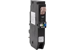 CUTLER HAMMER CHFP120A1CS 20 Amp Single Pole Dual Function All in One AFCI/GFCI Circuit Breaker, Plug-On Neutral, 120V, 10kAIC, UL Listed (1)