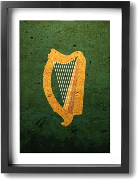 Amazon Co Jp ハープ 緑 現代壁の絵 壁掛け 部屋飾り 背景絵画 壁アート 都市の水彩画 すい絵風景画 シンプルなスタイル しゃしん 額縁付きの完成品 ホーム キッチン