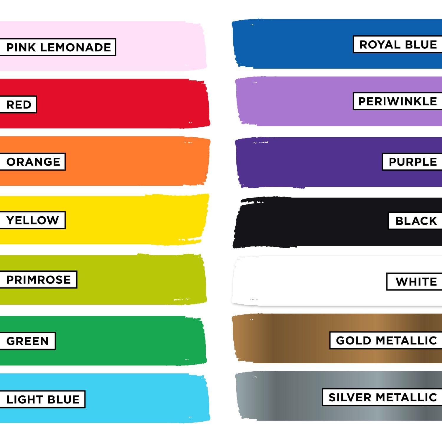 Tulip Brush-on Fabric Paints, 14 Colors 2 fl oz each, Permanent, Flexible