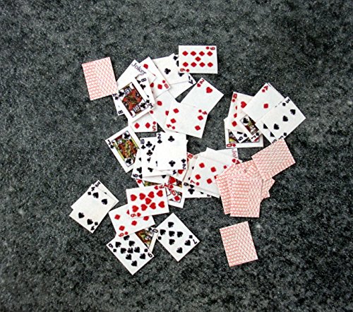 Melody Jane Dolls Houses House Miniature Study Pub Accessory Complete Deck Of Playing Cards