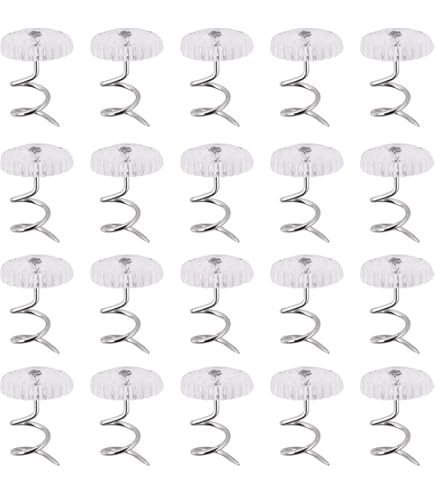 Headliner Pins Furniture Tacks 24-Pack Bed Skirt Pins - Spiral