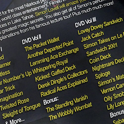 Magic Makers - Madness Behind the Methods with Simon Lovell - 3 Volume Set Instructional Magic Training