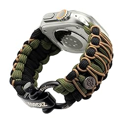 KORDIZ Survivor Pro,Paracord Apple Watch Band