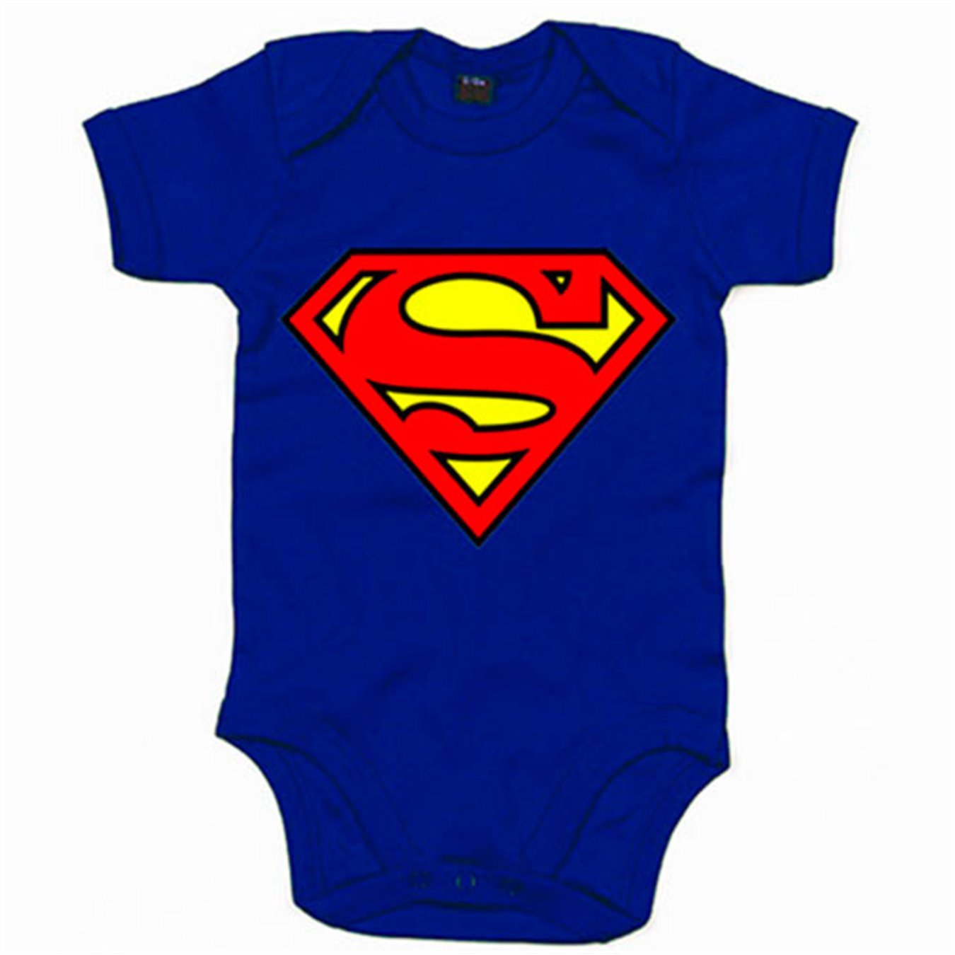 6 12 Meses Body Bebe Superman Logo Azul Royal Otras Marcas De Ropa Ropa De Una Pieza