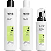 Nioxin Scalp + Thickening System Kits | For Natural, Color-Treated & Damaged Hair with Light to Progressed Thinning | Strengt