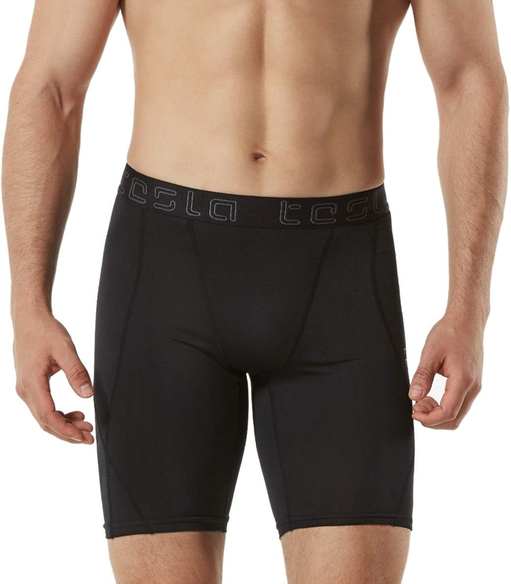 TSLA 1, 2 or 3 Pack Men's Athletic Compression Shorts, Sports Performance Active Cool Dry Running Tights : Clothing