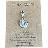 Sloth Mother and Daughter Clip on Charms Pocket Hug Charms for Bracelet Necklace Zipper Pull DIY Jewelry Making