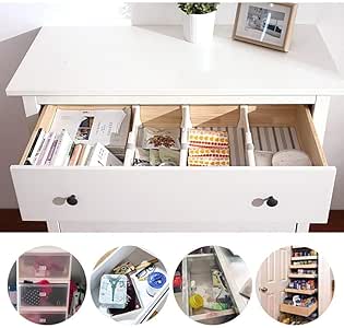 Amazon Com Adjustable Expandable Deep Drawer Organizer Drawer