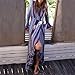 R.Vivimos Womens Summer Long Sleeve Cardigan Sexy Maxi Dresses
