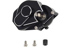 DKKY DKKY RACING DKKY SCX24 Transmission Complete Gearbox for Axial SCX24 Bronco C10 JLU Gladiator Deadbolt 1/24 RC Crawler Upgrade Parts (Black)